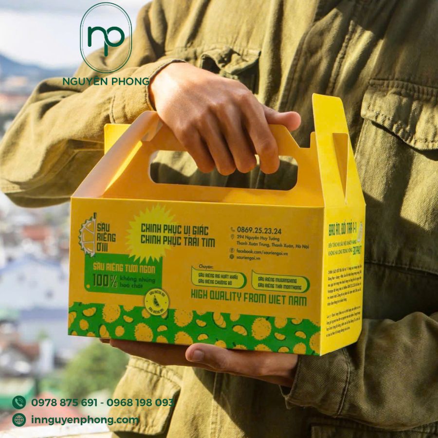 Thùng carton đựng thiết kế hấp dẫn